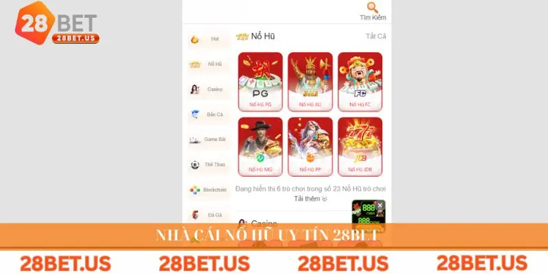 Nhà cái nổ hũ uy tín
